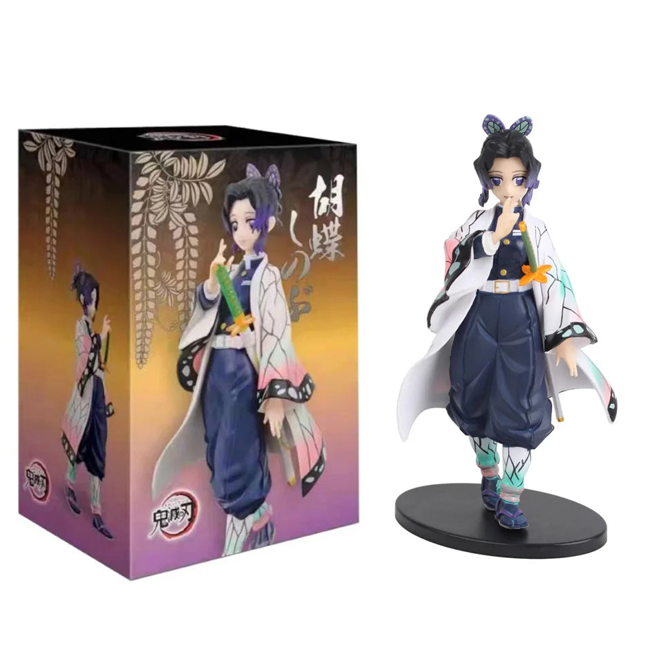 Anime Demon Slayer Kimetsu no Yaiba Figure Kamado Tanjirou Action Figure Agatsuma Zenitsu Nezuko Warrior PVC Model Toys