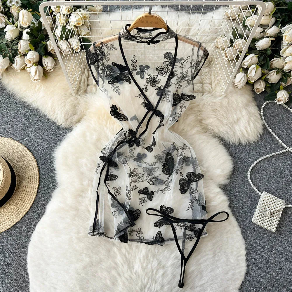 Girls Sexy Cute Japanese JK Uniform Mini Checkered Strap Skirt Off Shoulder High Waist Elastic Cosplay Dress Hot Sweet Pajama