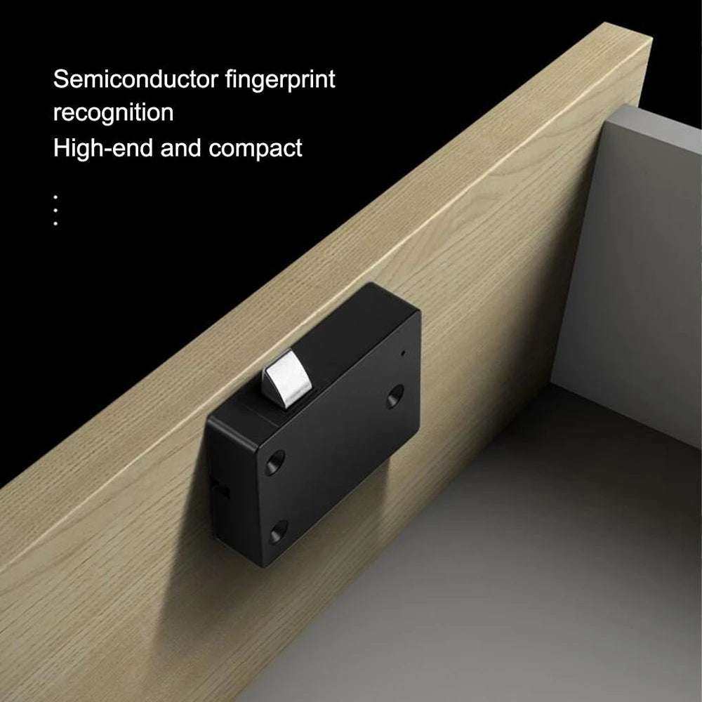 Smart Home Biometric Fingerprint Lock Hidden Drawer Electronic Lock Privacy File Storage Keyless Residential Security Protection