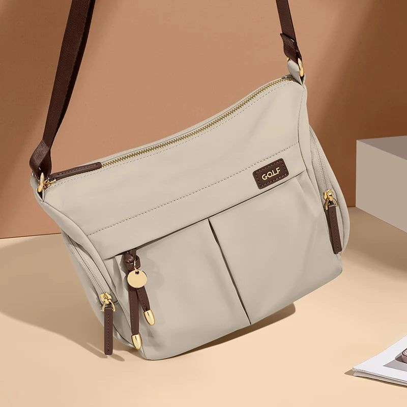 GOLF Crossbody Bag Women Nylon Womens Shoulder Bag Lady Bucket Mini Cross Body Purse Handbag New Fashion Square Bags 2024 Summer