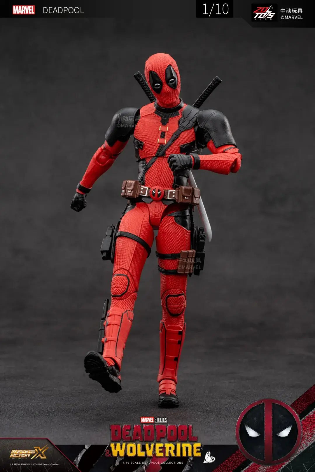 Deadpool & Wolverine Action Figure ZD Original Thor 1/10 X-Men Limited Guardians of The Galaxy Lord Cartoon Toys for Kids Gift