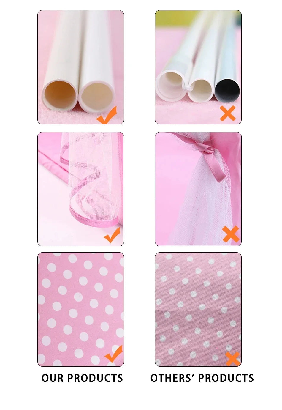 Portable Children's Tent for Kids Tent Toys for Girls Princess Castle Tipi Infantil Teepee Baby Christmas Gifts