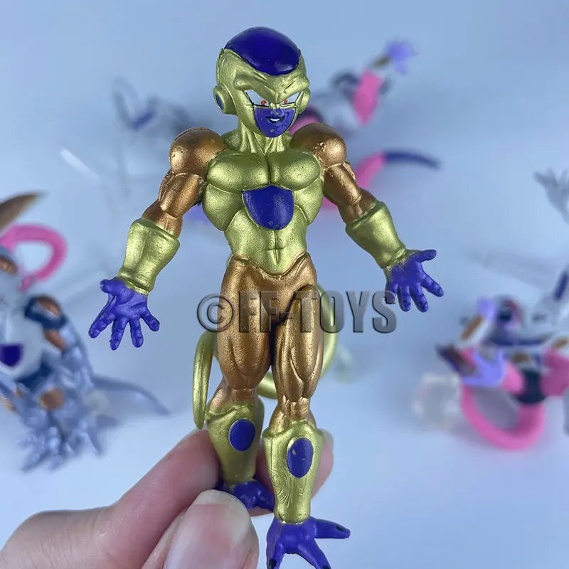 8pcs/Set Dragon Ball Z Frieza Figure Freezer Third Form Figurine PVC Action Figures Collection Model Toys Gifts