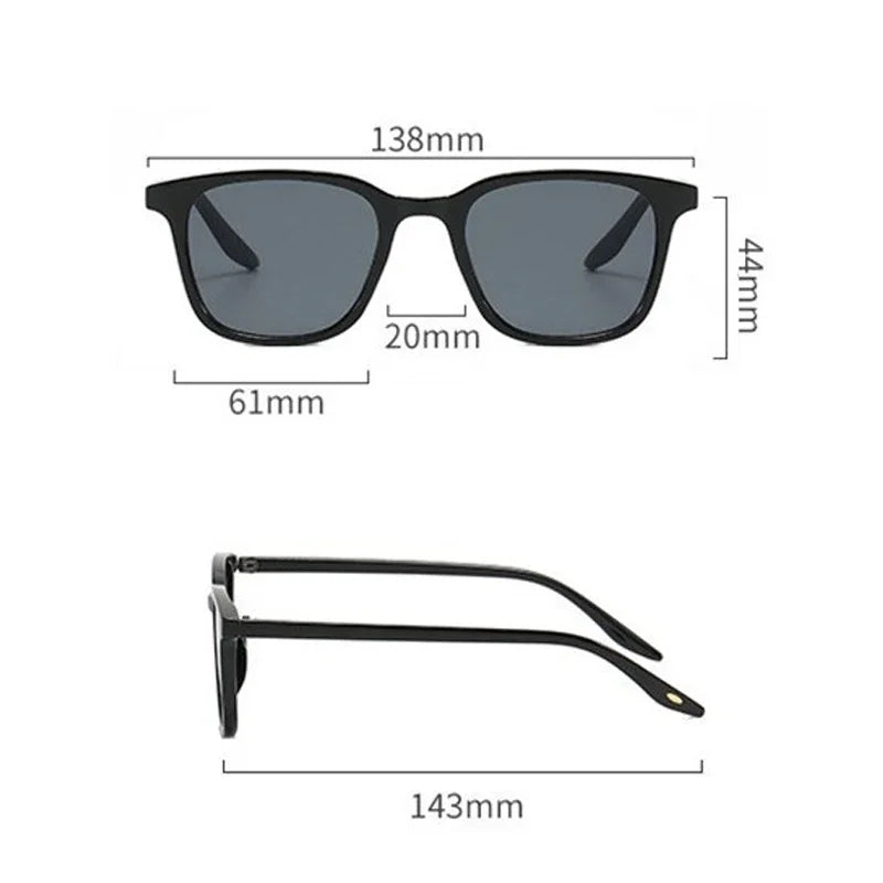 Women Trend Two-tone Sunglasses New Personality Square Frame Sunglasses Retro Yellow Men Fashion Frosted Small Frame Glasses