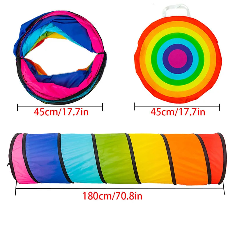 Portable Children's Tent Crawling Tunnel Beach Toys Ball Pool Tent Kids Pop-up Tent Indoor Crawling Games Child Play House Tents