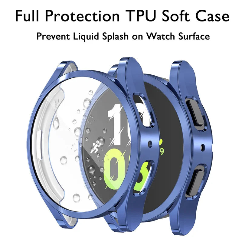 Watch Case for Samsung Galaxy Watch 4/5 40mm 44mm TPU Screen Protector All-Around Bumper Protective Cover galaxy Watch 5 4 44mm