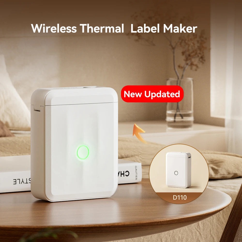 Niimbot D110/D11/D101 Mini Thermal Label Printer Portable Paper Maker Wireless Sticker Machine Inkless Labeller for Office Home
