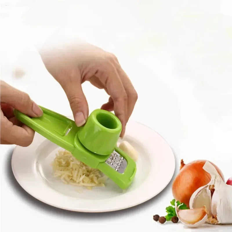 New Ginger Garlic Crusher Press Garlic Grinding Grater Cutter Peeler Manual Garlic Mincer Chopping Tool Kitchen Accessories
