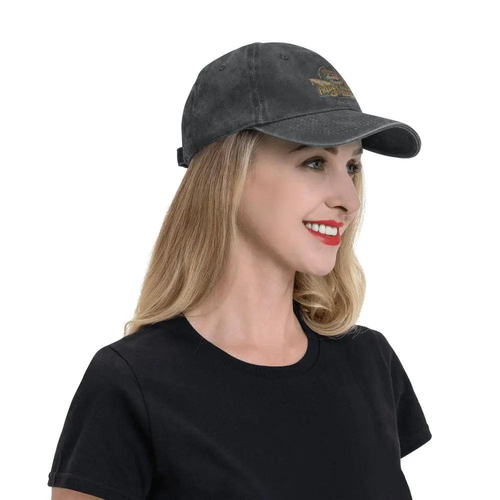 Pizza 1983 FNAF-Freddyy Five-Nights Men Women Baseball Cap Bear Gamer Halloween Distressed Cotton Hats Vintage Headwear