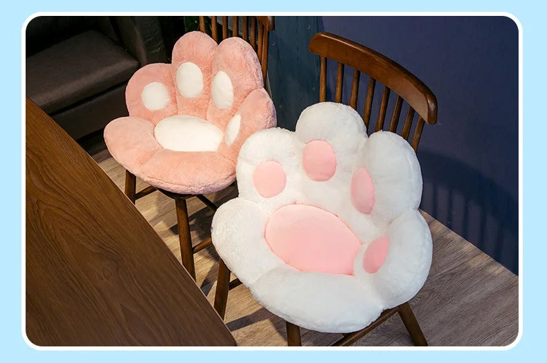 Cat Paw Chair Cushion Lovely Cat Paw CushionCat Paw Shape Chair Cushion Cozy Seat Pad Floor Cushion Seat Pillow
