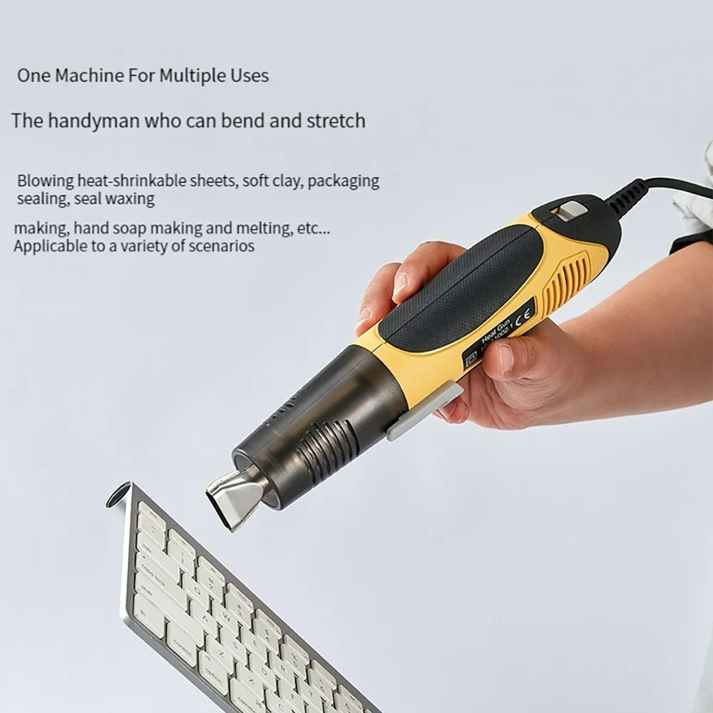 350W/450W Two-Speed Mini Hot Air Gun Heating Gun Welding Heat Gun Mobile Phone Repair Car Film Tool Temperature Adjustable