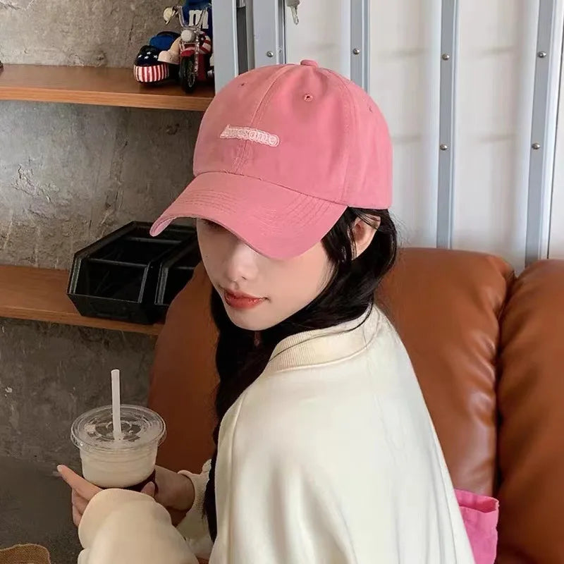 Spring Autumn Awesome Boys Girls Women Baseball Caps 2023 Dropshipping Letter Embroidered Men's Women's Cap Hip Hop Snapback Hat