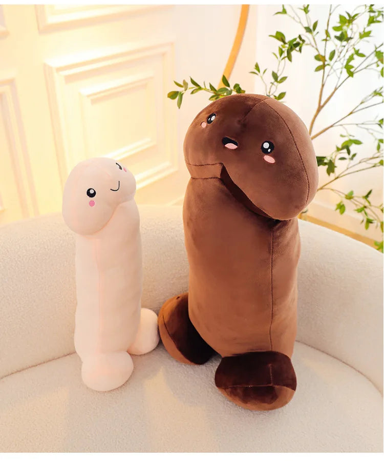 Big Size Trick Penis Simulation Plush Toy Boy Dick Plushie Penis Plush Hug Pillow Stuffed Sexy Interesting Gifts For Girlfriend