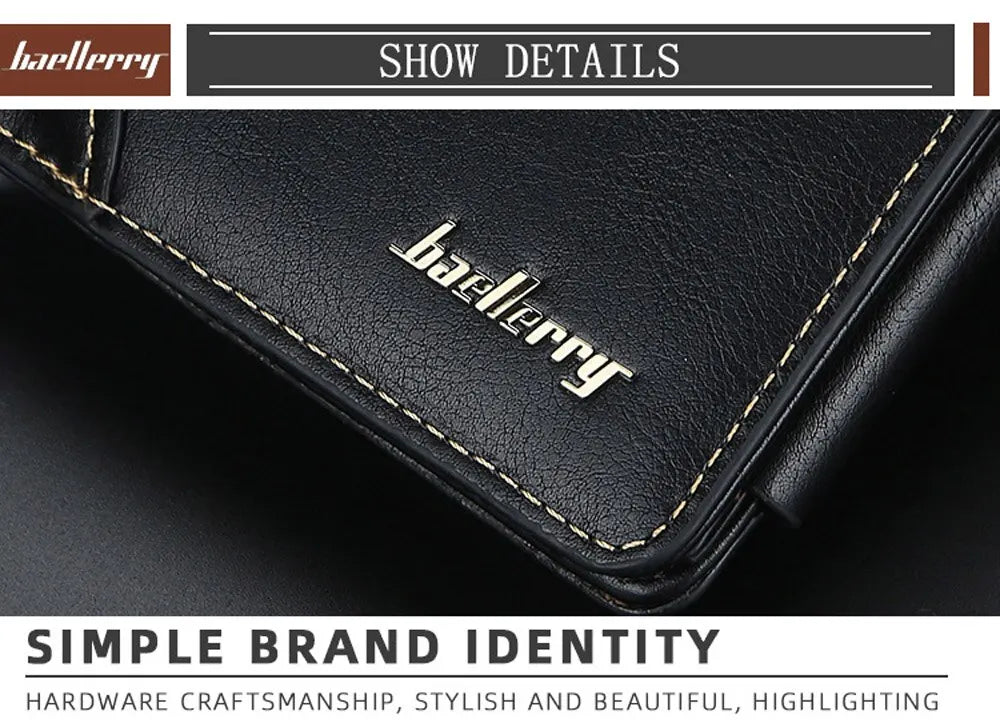 New PU Leather Men Wallets High Quality Zipper Short Desigh Card Holder Male Purse Vintage Coin Holder Men Wallets