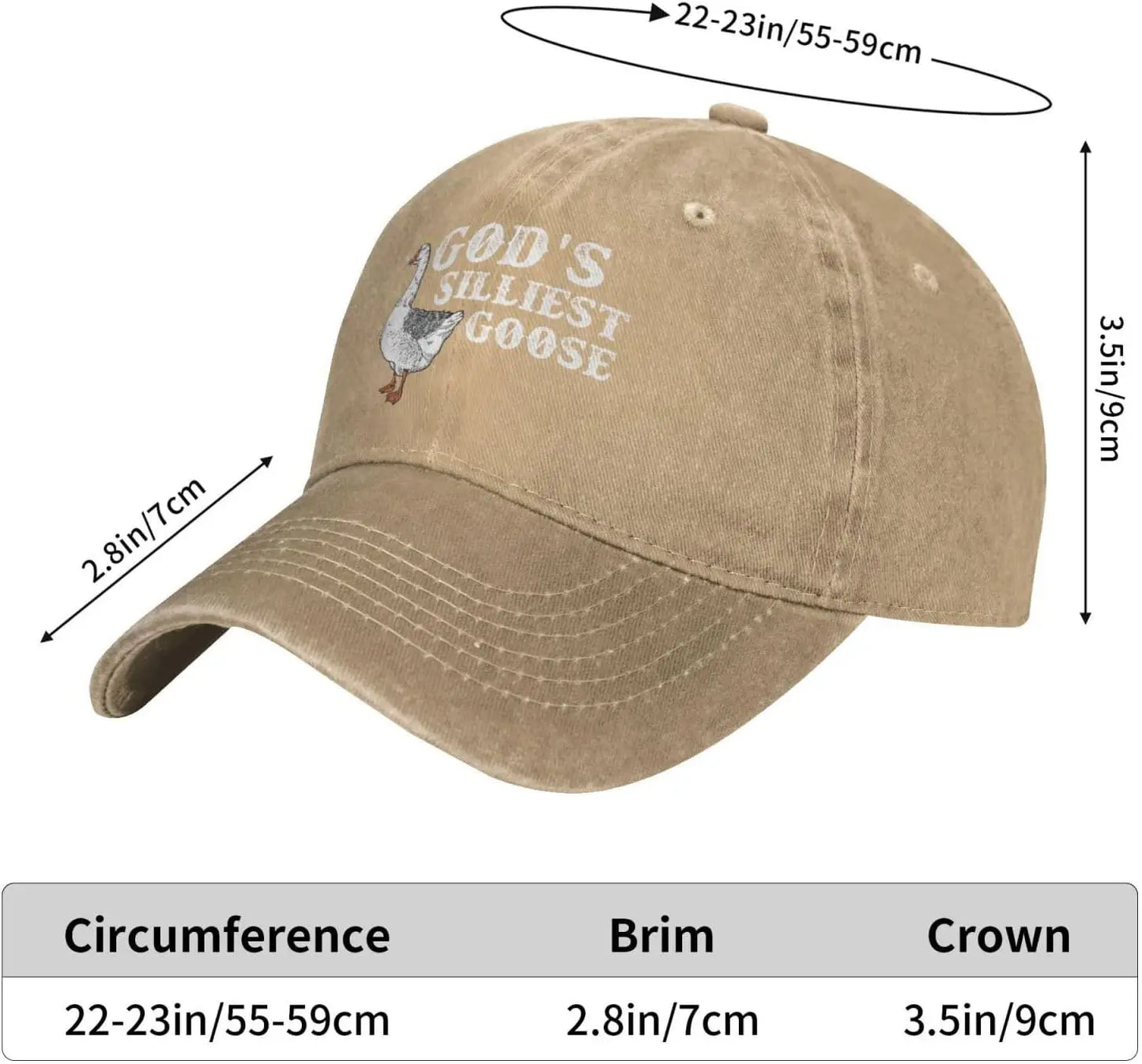 Funny Silly Goos Hat Silly Goose On The Loose Hat for Women Dad Hats Funny Hats