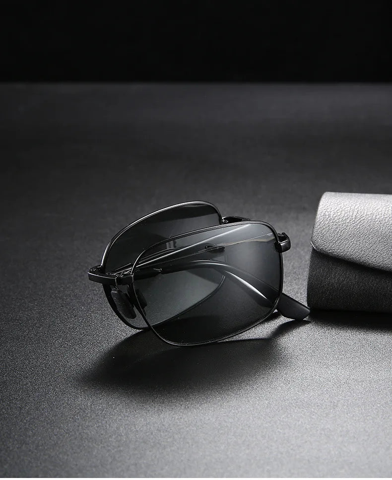 New Men Polarized Driving Sunglasses Vintage Photochromic Sun Glasses Male Day Night Vision Driver's Eyewear UV400 Gafas De Sol