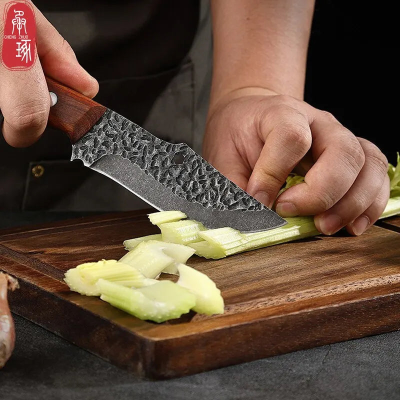 Handmade Forged Boning Knife Kitchen Butcher Knife BBQ Cooking Chef Knives Household Fruit Utility Knife Kitchen Accessories