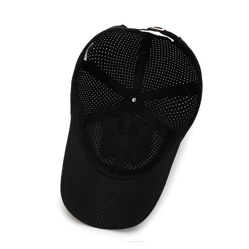 2024 New Summer Men Women Snapback Quick Dry Mesh Baseball Cap Sun Hat Bone Breathable Hats Adjustable outdoor hat