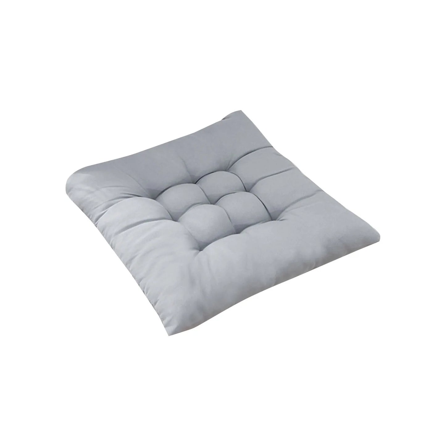 Solid Chair Cushion Square Mat Cotton Upholstery Soft Padded Cushion Pad Office Home Or Car Garden Sun Lounge Seat Cushion
