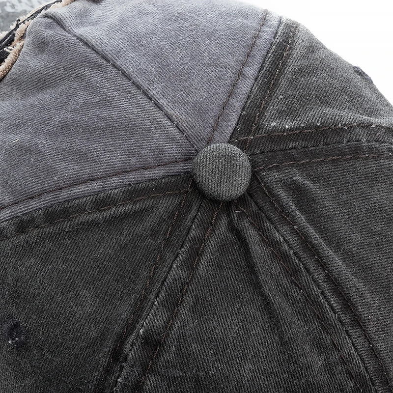 2024 High Quality Washed cowboy letters Cotton Cap For Men Women Adjustable Autdoor Sun protection hat Rock Shark Baseball Caps