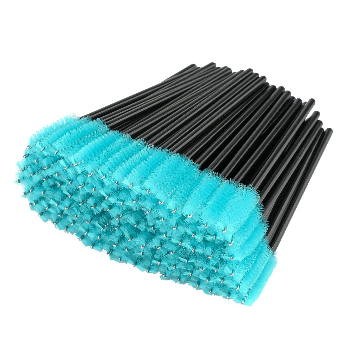 50pcs Disposable Eyelash Brushes Eyelashes Extension Tools Eyebrow Brush Mascara Wands Applicator Spoolers Makeup Tools