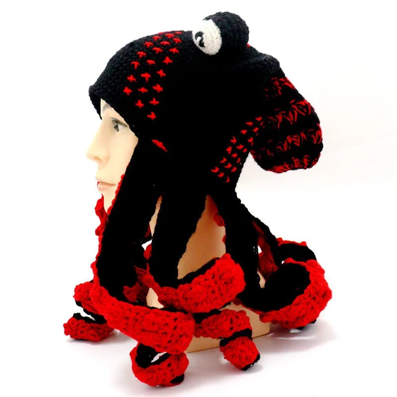 Hat Unisex Cthulhu Style Adult Party Funny Octopus Headgear Creative Holiday Gift Tricky Woolen Hat