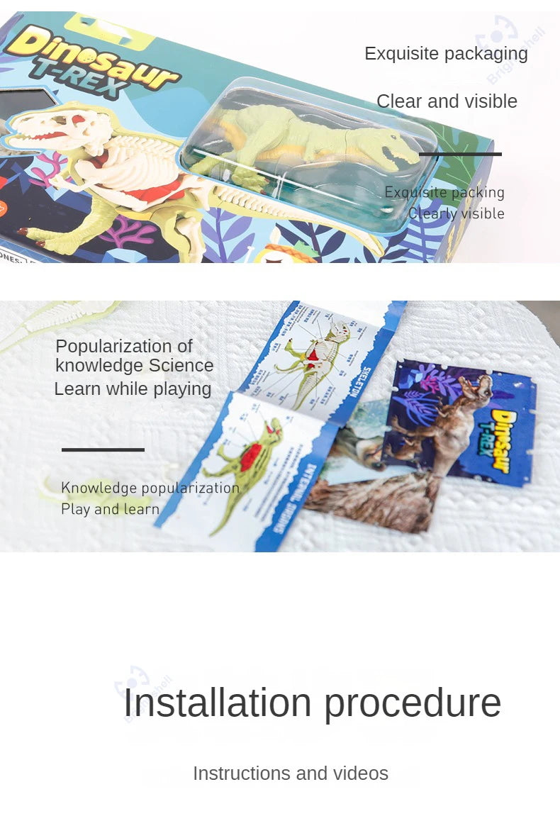Jurassic World Kids Dinosaur Toy DIY Fossil Archaeology Excavation Kit Skeletons Dig Stem Science Educational Toys for Children