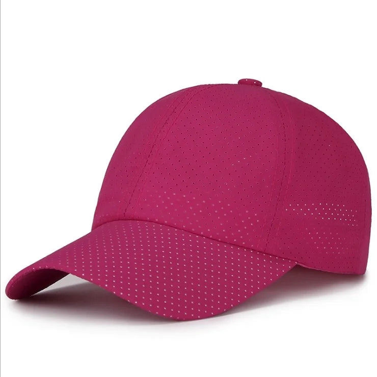 2024 New Summer Men Women Snapback Quick Dry Mesh Baseball Cap Sun Hat Bone Breathable Hats Adjustable outdoor hat