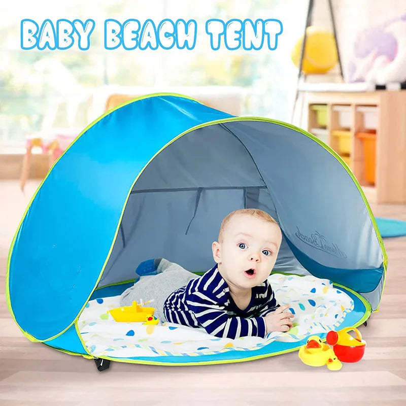 Outdoor Baby Beach Tent Pop Up Portable Shade Pool UV Protection Sun Shelter for Infant Child Water Play Toys House Tent Toys