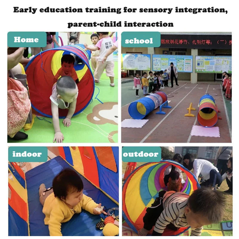 Portable Children's Tent Crawling Tunnel Beach Toys Ball Pool Tent Kids Pop-up Tent Indoor Crawling Games Child Play House Tents