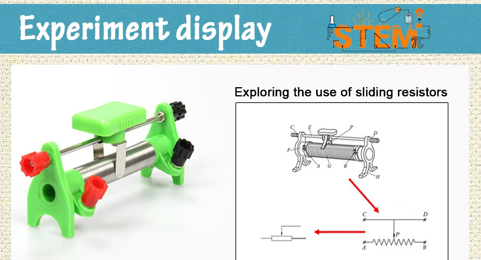 Physics Labs Basic Electricity Discovery Circuit Magnetism Experiment Kits Science Education Toy for Junior Senior High School