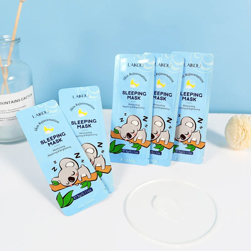 LAIKOU Sakura Seaweed Face Mask Skincare Centella Snail Collagen Facial Mask Sleeping Masks Beauty Korean Skin Care Products