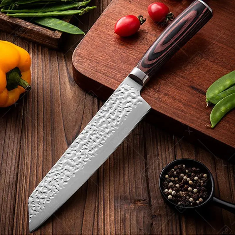 Professional Kitchen Knives Handmade Forged Stainless Steel Knife Kitchen Slicing Meat Bone Traditional Kitchen Knives and Tools