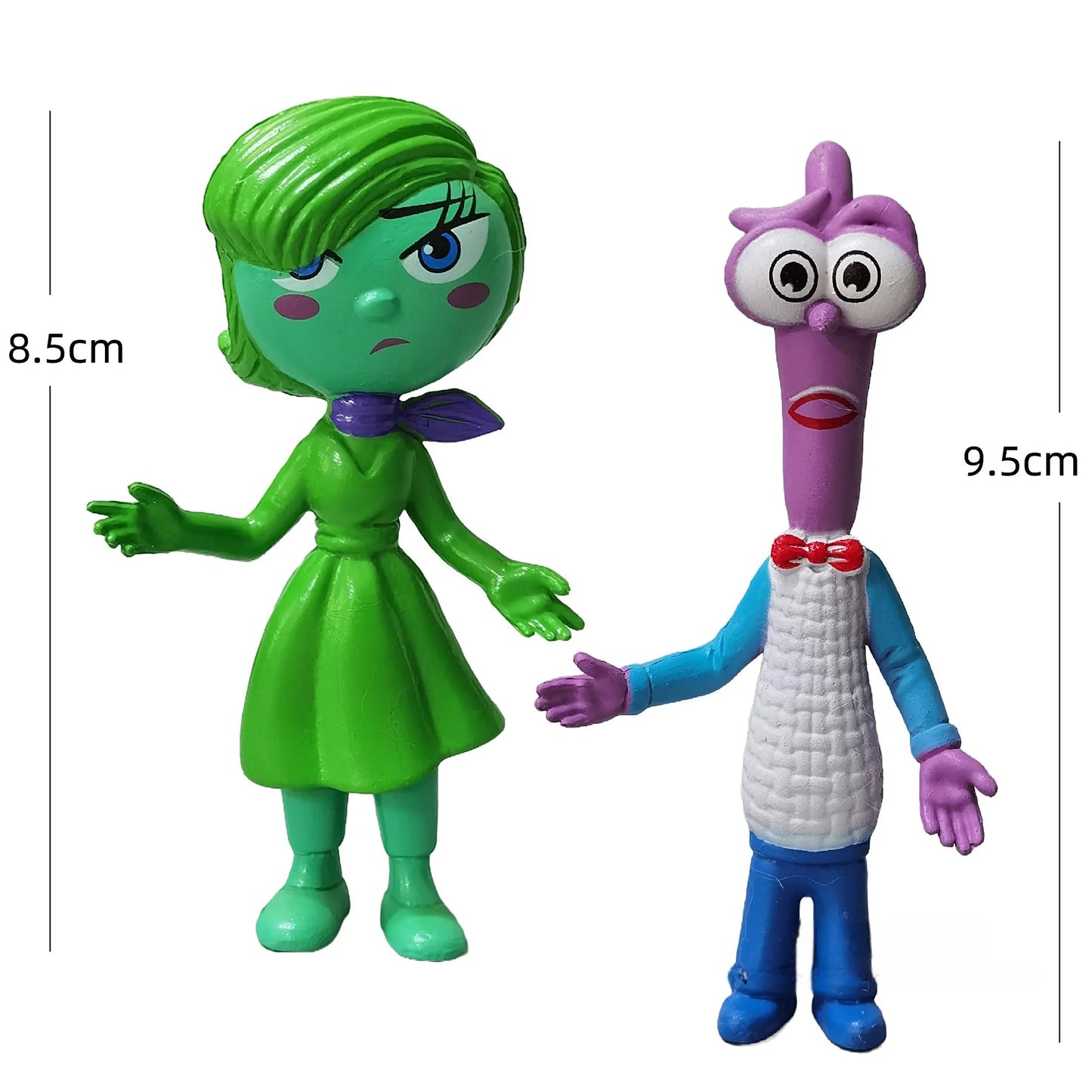 New Inside Out 2 Action Figure Toy Cartoon Movie Joy Anxiety Anger Sadness Disgust Fear Model Doll Figurines Kids Gift
