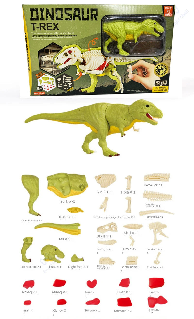 Jurassic World Kids Dinosaur Toy DIY Fossil Archaeology Excavation Kit Skeletons Dig Stem Science Educational Toys for Children