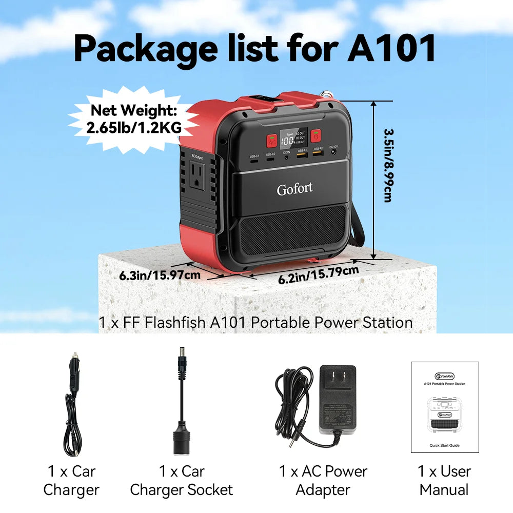 Power Station Portable Solar Generator AC 220V 120W Output 98Wh Emergency Lighting Backup Powerbank For Home Camping Power Suppl