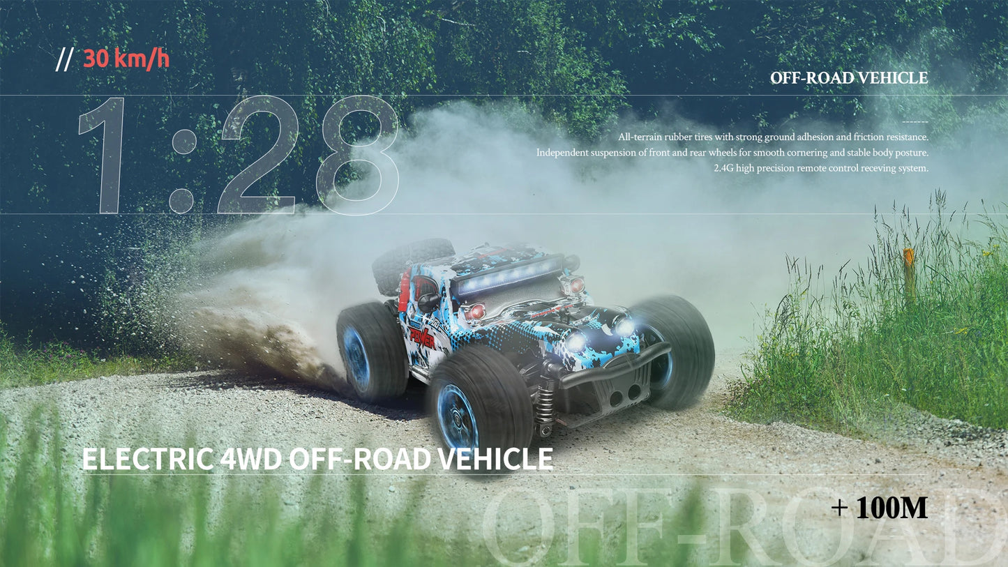 WLtoys 1:28 284010 284161 2.4G Racing Mini RC Car 30KM/H 4WD Electric High Speed Remote Control Drift Toys for Children Gifts