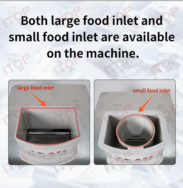 ITOP LEVEC Multi-Function Vegetable Slicer Chop/Dice/Shred 4-in-1 Stainless Steel Kitchen Machine Food Processor 220V 110V