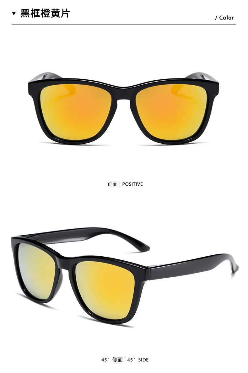 KLASSNUM 2024 Sunglasses Man Anti-uv Sun Glasses Coating Lens Driving Fishing UV 400 Protection Outdoor Sports Shades New In