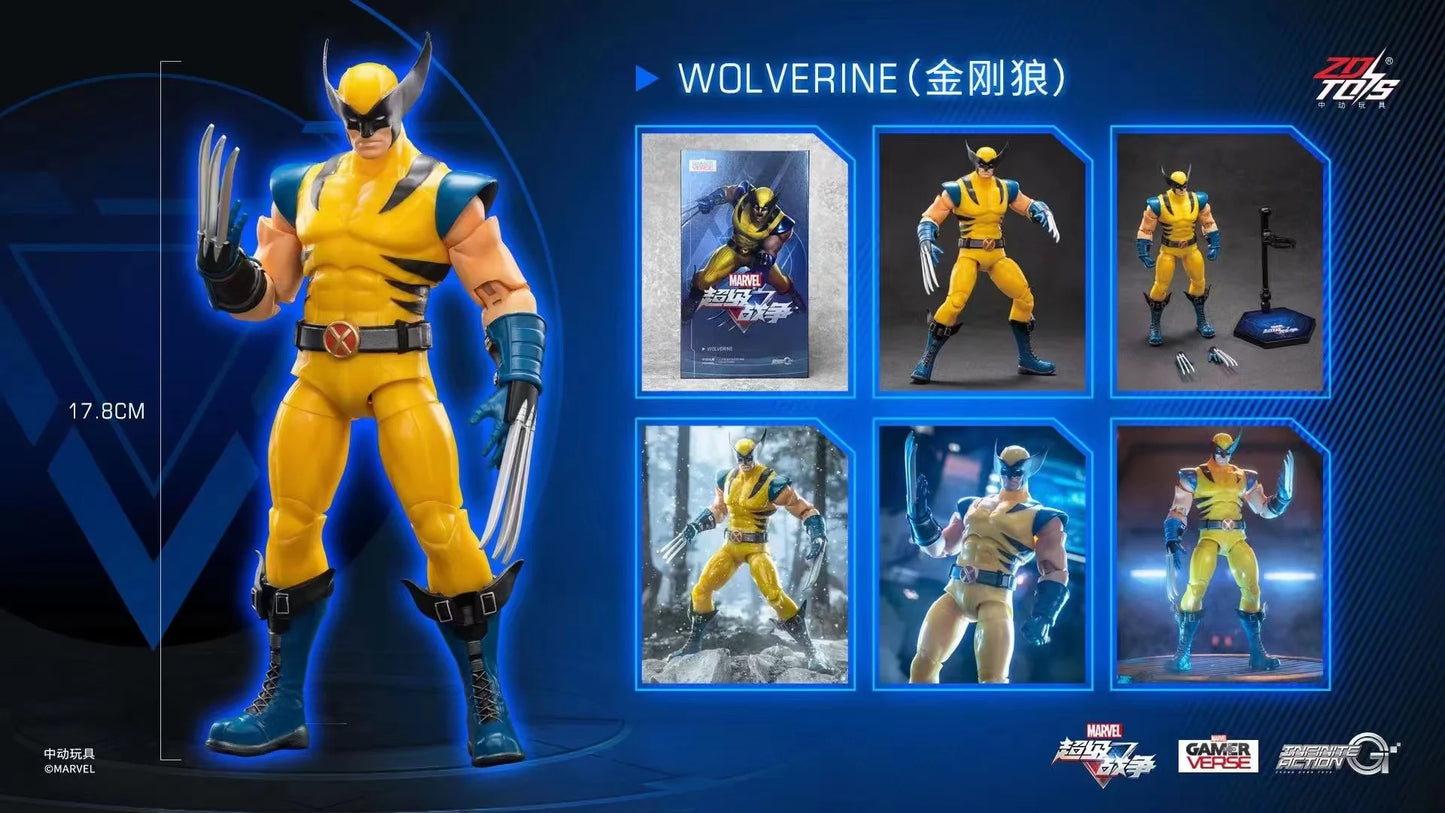 Deadpool & Wolverine Action Figure ZD Original Thor 1/10 X-Men Limited Guardians of The Galaxy Lord Cartoon Toys for Kids Gift