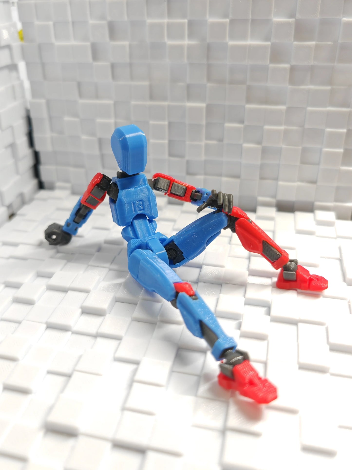 Titan 13 Action Figures T13 Figure 3D Printed Multi-Jointed Movable Lucky 13 Action Figure Nova 13 Action Figure Dummy