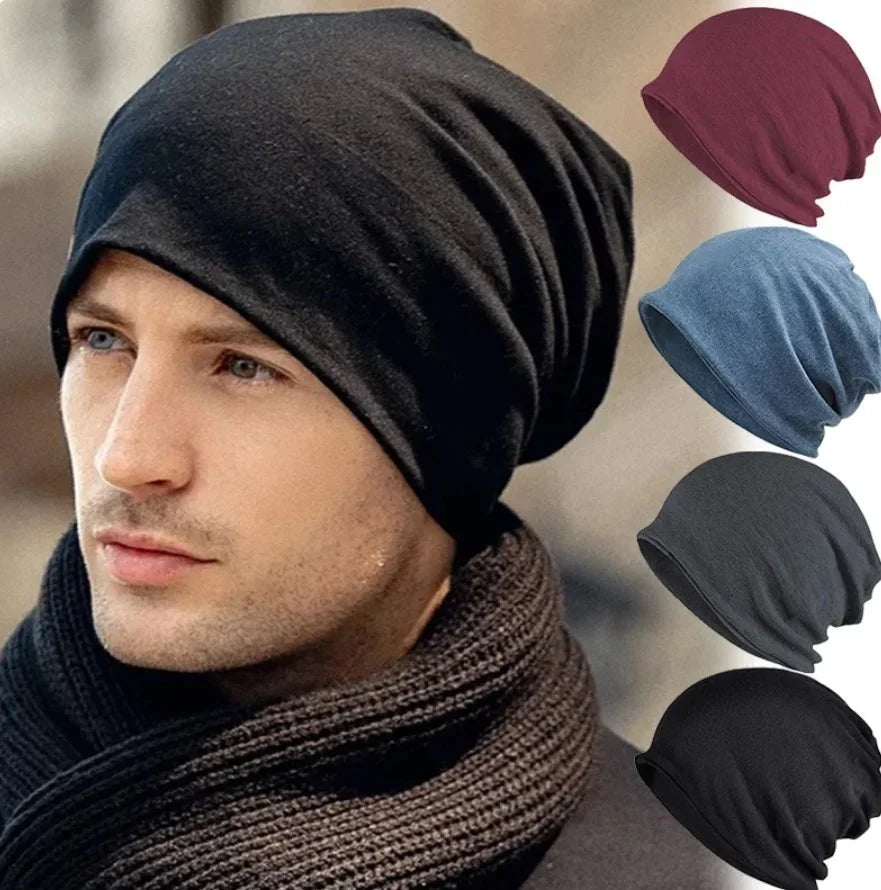 Winter Warm Beanie Hats for Men Women Stylish Casual Soft Stacking Knitted Bonnet Cap Unisex Stretchy Hip Hop Skullies Caps