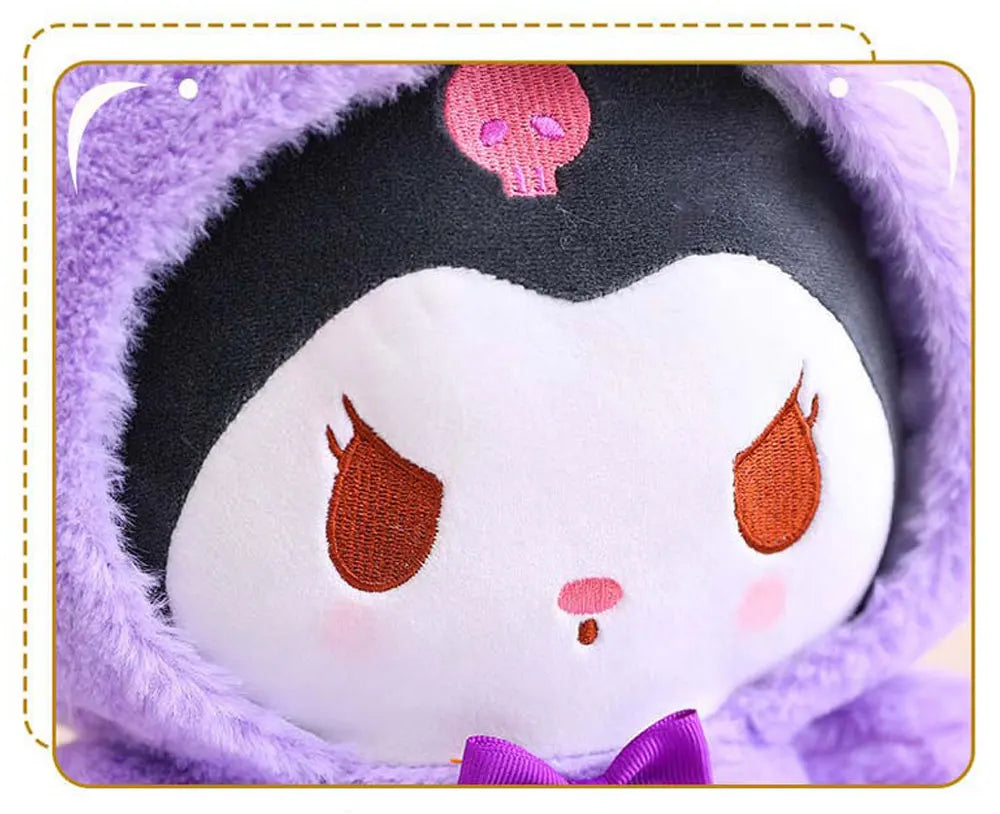 25cm Anime Sanrio Plush Doll Toys Kawaii Hello Kitty Kuromi My Melody Cinnamoroll Cartoon Cute Plush Stuffed Toy Kids Gifts