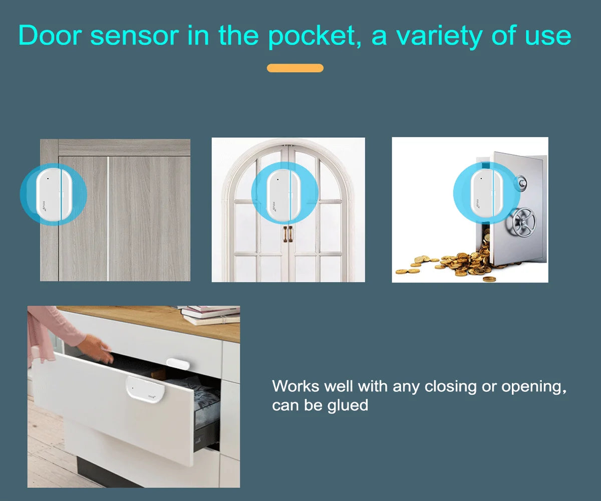CPVAN Wireless WIFI Infrared Motion Sensor Detector Alarm Tuya Smart Home Alarm security protection System House Burglar Alarm