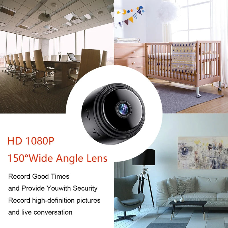 A9 WiFi Mini Camera Wireless WiFi Video Recorder Security Protection Camera Smart Home Monitoring Camera For Infants And Pets 
