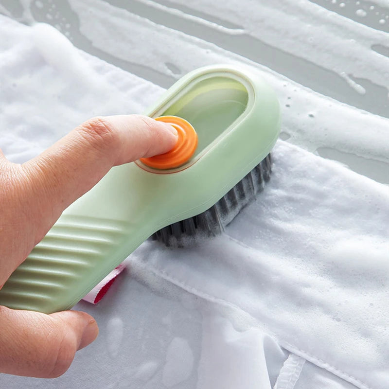 Cleaning Brush With Soap Dispenser Cleaning Products for Home Laundry Household Multifunctional Shoe Brush Clean Clothes Tools