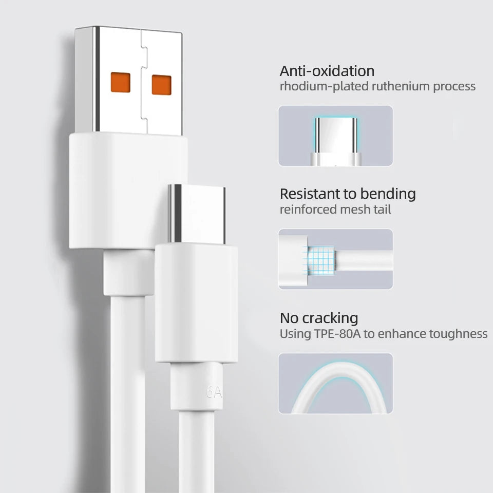 Usb Type C Cable Xiaomi Original Turbo Charge Cabo 120w 33w Fast Charging Cabo Mi 14 13 12t Pro 12 11 10t Redmi Note 10 Poco X6
