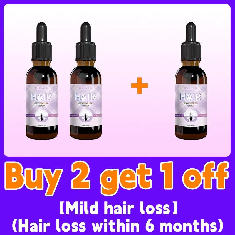 Hair growth essential oil. Effectively repairs baldness and hair loss symptoms, suitable for both men and women