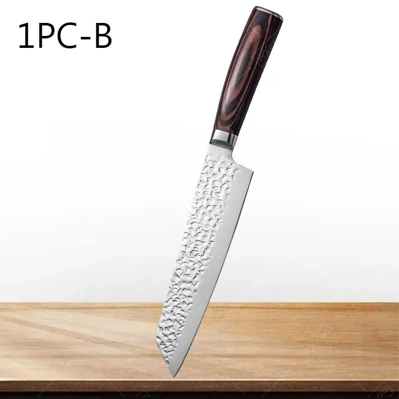 Professional Kitchen Knives Handmade Forged Stainless Steel Knife Kitchen Slicing Meat Bone Traditional Kitchen Knives and Tools