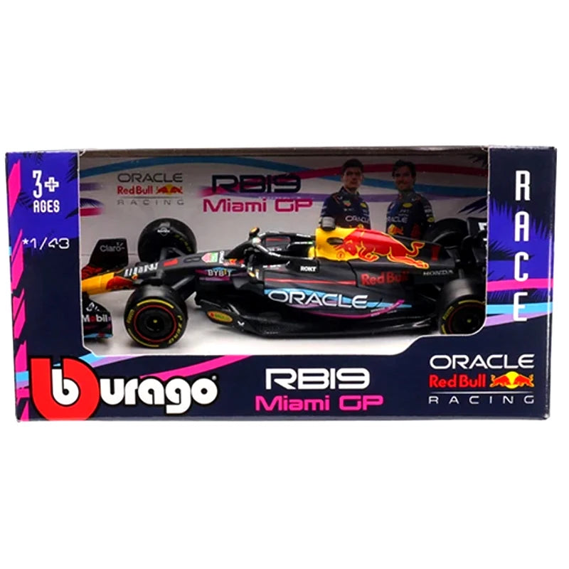 Bburago NEW 2023 McLaren F1 Team Champion Red Bull Racing Heuer RB19 Alpine A523 Formula One Alloy Super Toy Alfa C43 model Car